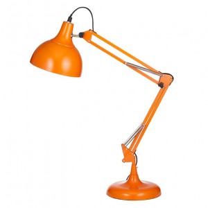 lampe de bureau design orange