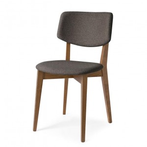 chaise vintage, chaise en bois, chaise en tissu, chaise couleur taupe, chaise design, coup de coeur design, stylight, stranger things